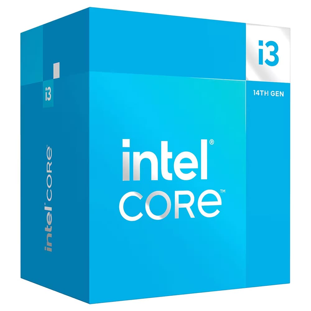 Intel Processador Intel I3 14TH Gen Quad 5GHZ Cache 12MB LGA1700