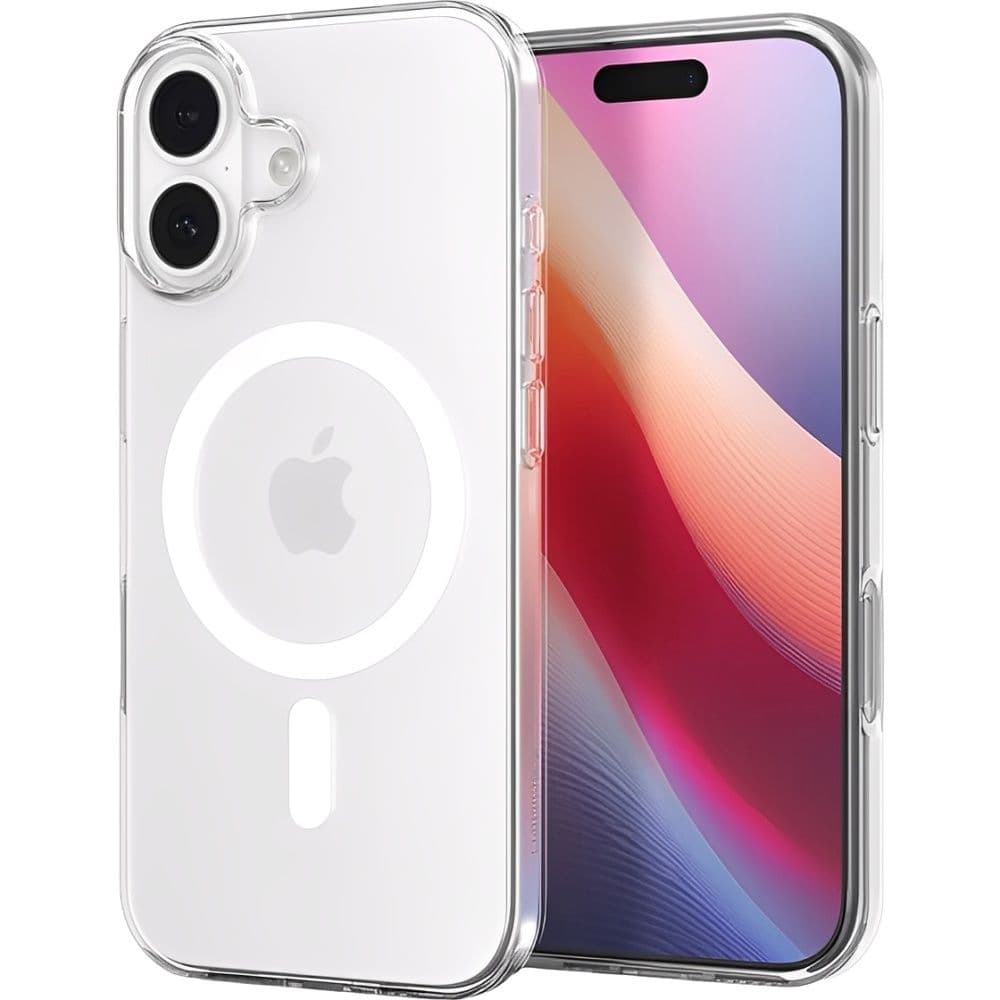 Apple Capa Spigen Crystal Flex Magfit ACS09648 Iphone Clear Branco