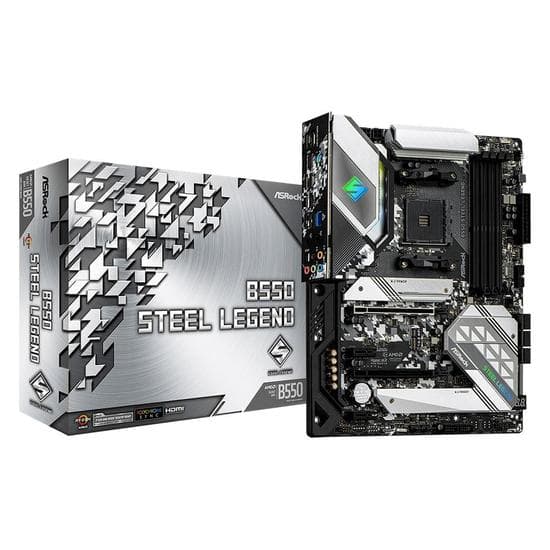 Asrock Placa Mae Asrock B550 Steel Legend Soquete AM4 Amd 4X DDR4 Atx