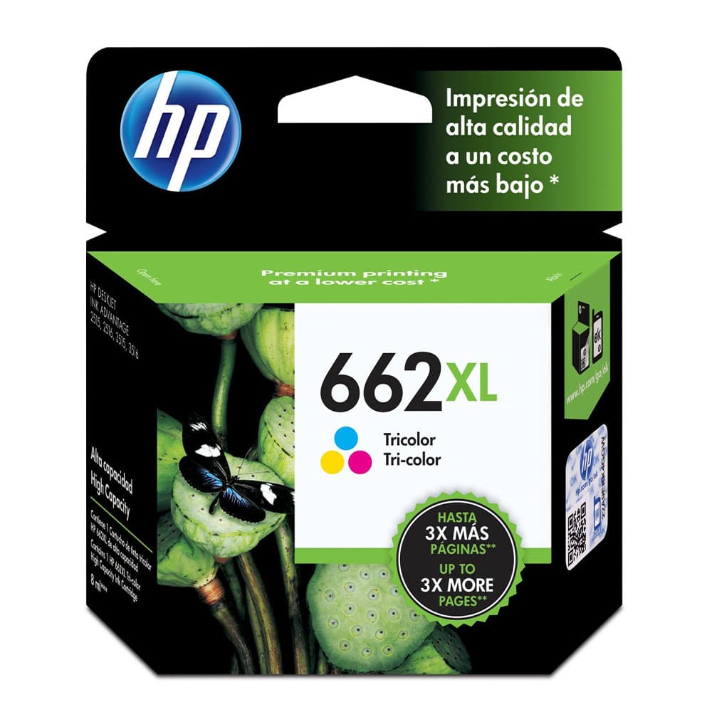 Hp Cartucho 662XL Color CZ106AL