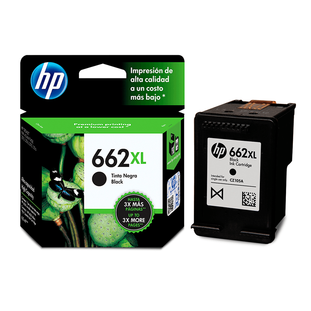 Hp Cartucho 662XL CZ105AL Preto