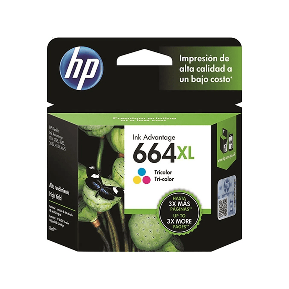 Acessório · Hp Cartucho 664XL Color F6V30AL