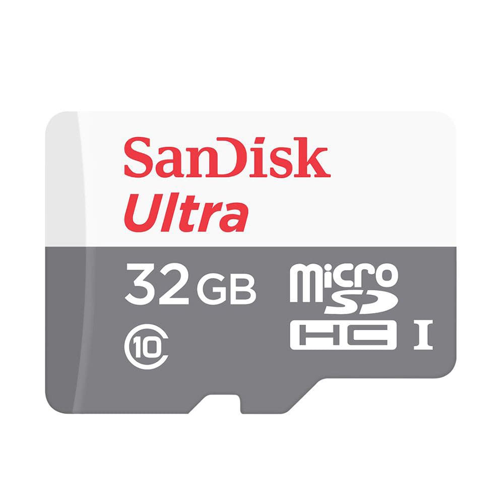 SanDisk Cartão de Memória Micro SD SanDisk Ultra SDHC 32GB 100 MB/s Class 10 - SDSQUNR-032G-GN3MA