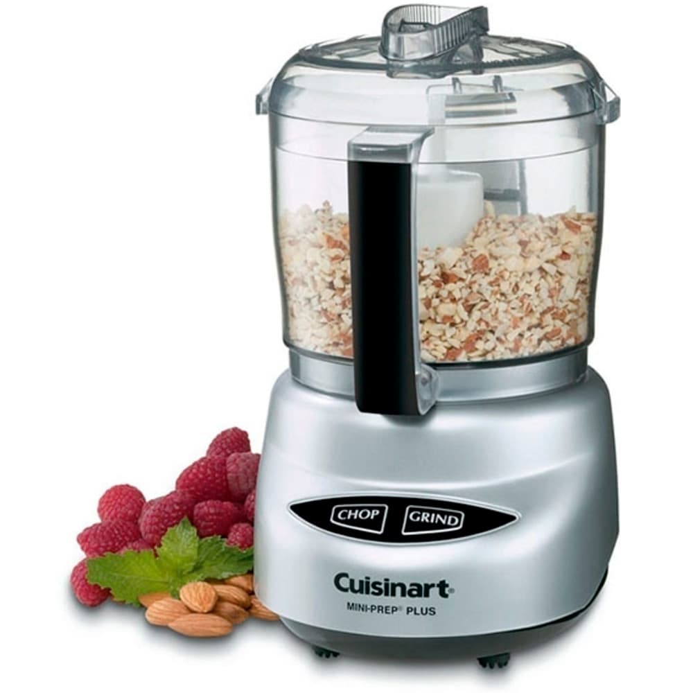 Mini Processador Cuisinart DLC-2ABC 2 Velocidades 3 Xícaras 250W 110V - Prata - Roma Shopping - Seu Destino para Compras no Paraguai