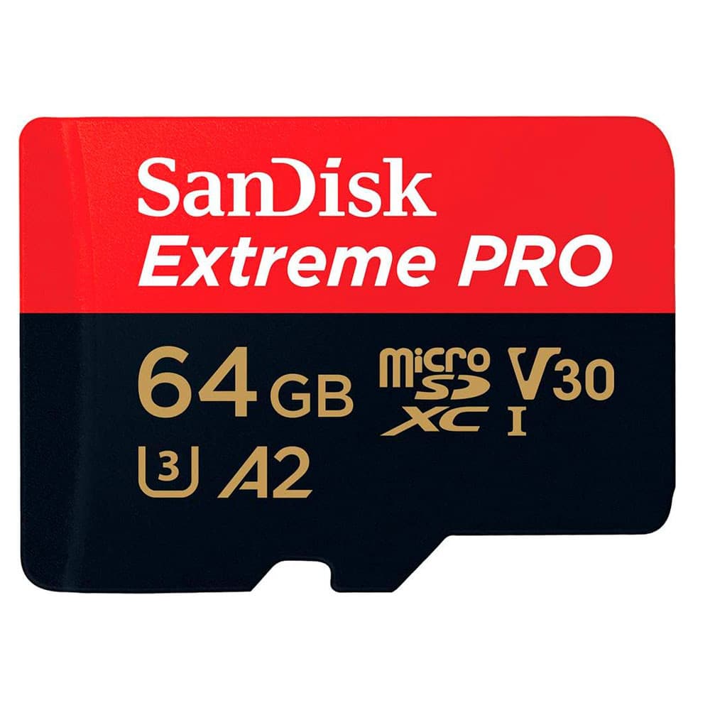 SanDisk Cartão de Memória Micro SD Sandisk Extreme Pro U3 64GB 200MBs - SDSQXCU-064G-GN6MA