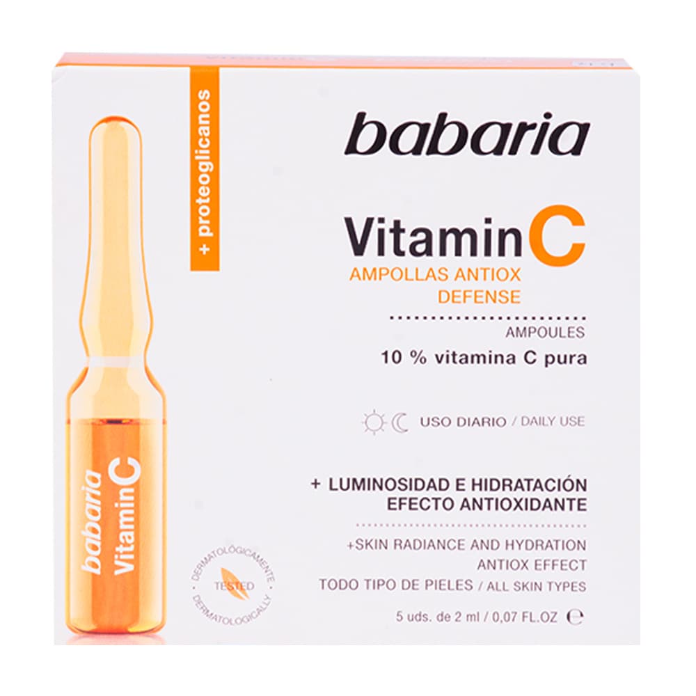 Babaria Facial Antioxidante Vitamina AMPOLA