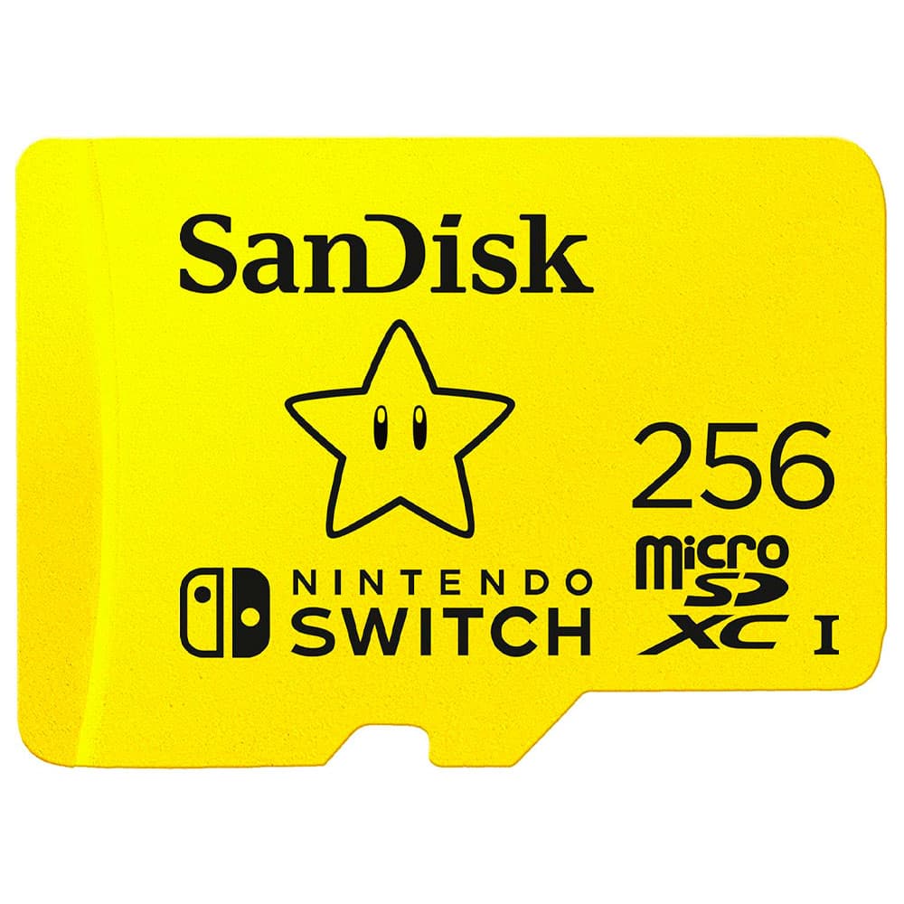 Nintendo Cartão de Memória SanDisk Micro SDXC Com Licença para Nintendo Switch 256GB - SDSQXAO-256G-GNCZN - Roma Shopping - Seu Destino para Compras no Paraguai
