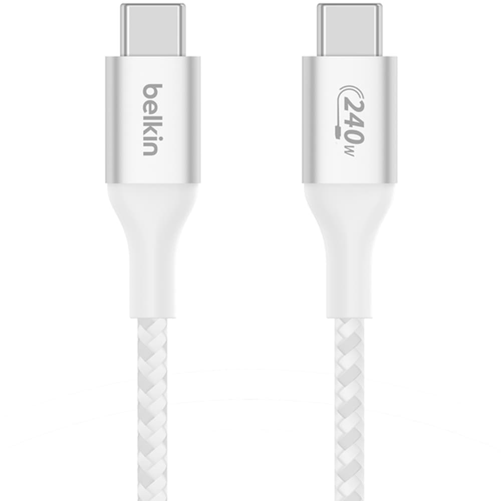 Belkin Cabo Belkin Boostcharge 2M Usb Usb 240W Braided CAB015BT2MWH Branco