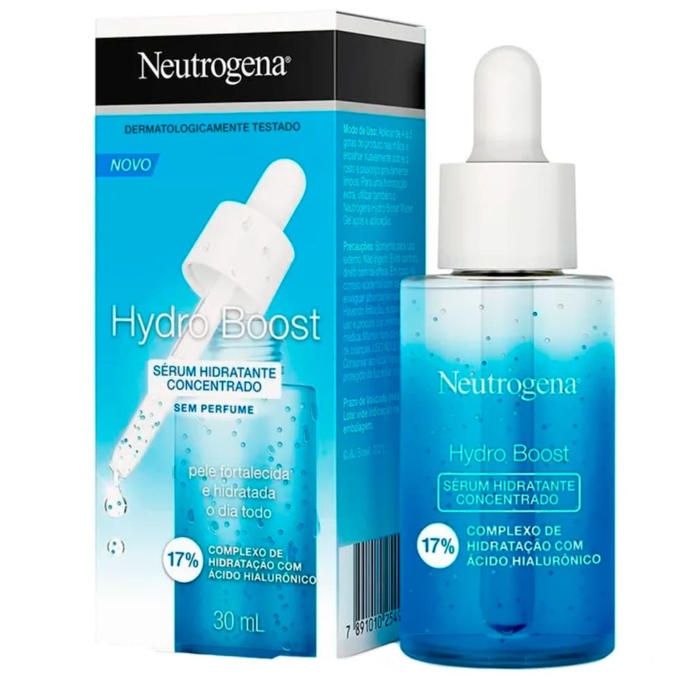 Neutrogena Serum Facial Hydro Boost - 30Ml - Roma Shopping - Seu Destino Para Compras No Paraguai