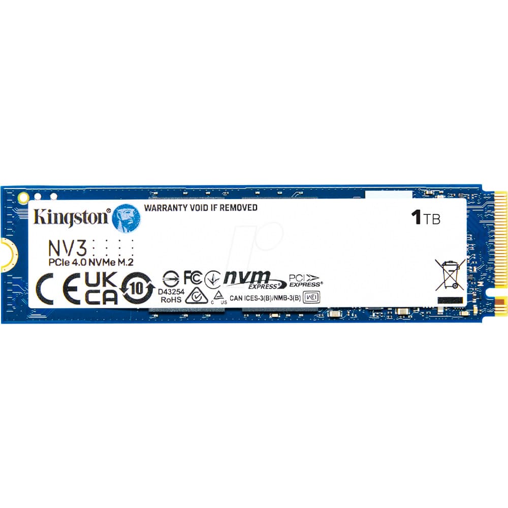 Kingston SSD M.2 Kingston NV3 1TB NVMe PCIe 4.0 - SNV3S/1000G