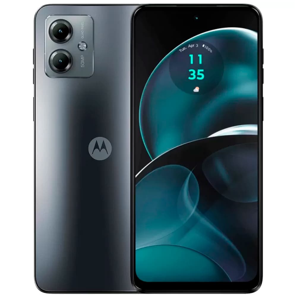 Motorola Moto G14 Steel 128GB Cinza