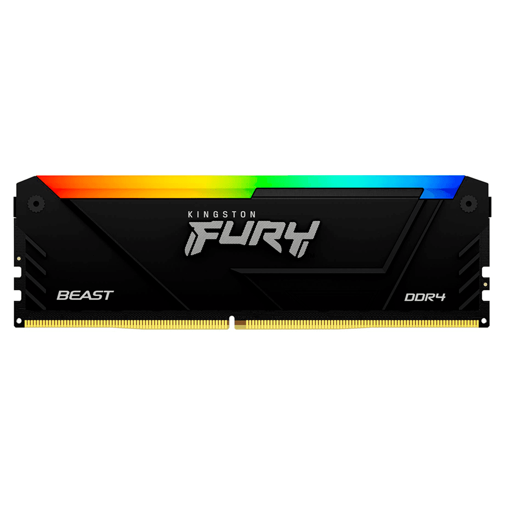 Kingston DDR4 3600MHZ Rgb Fury Beast 32GB Preto