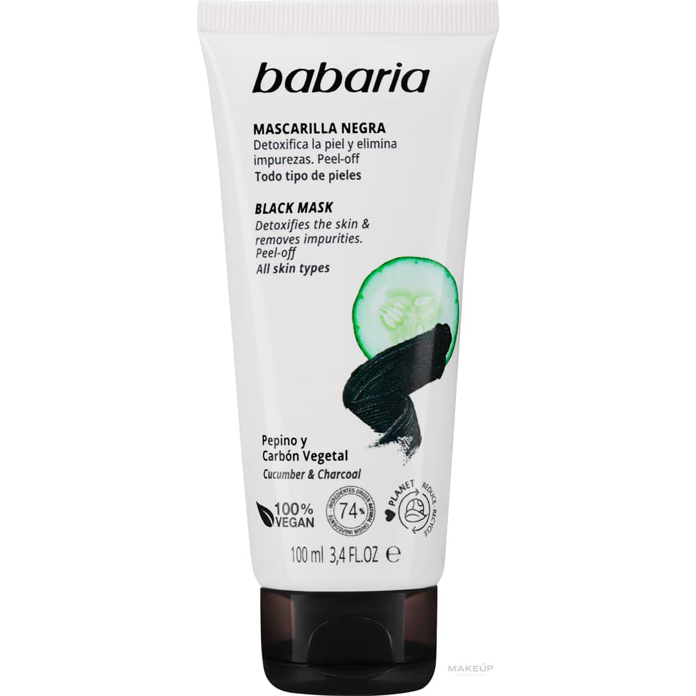 Babaria Mascara Preta Desintoxicante