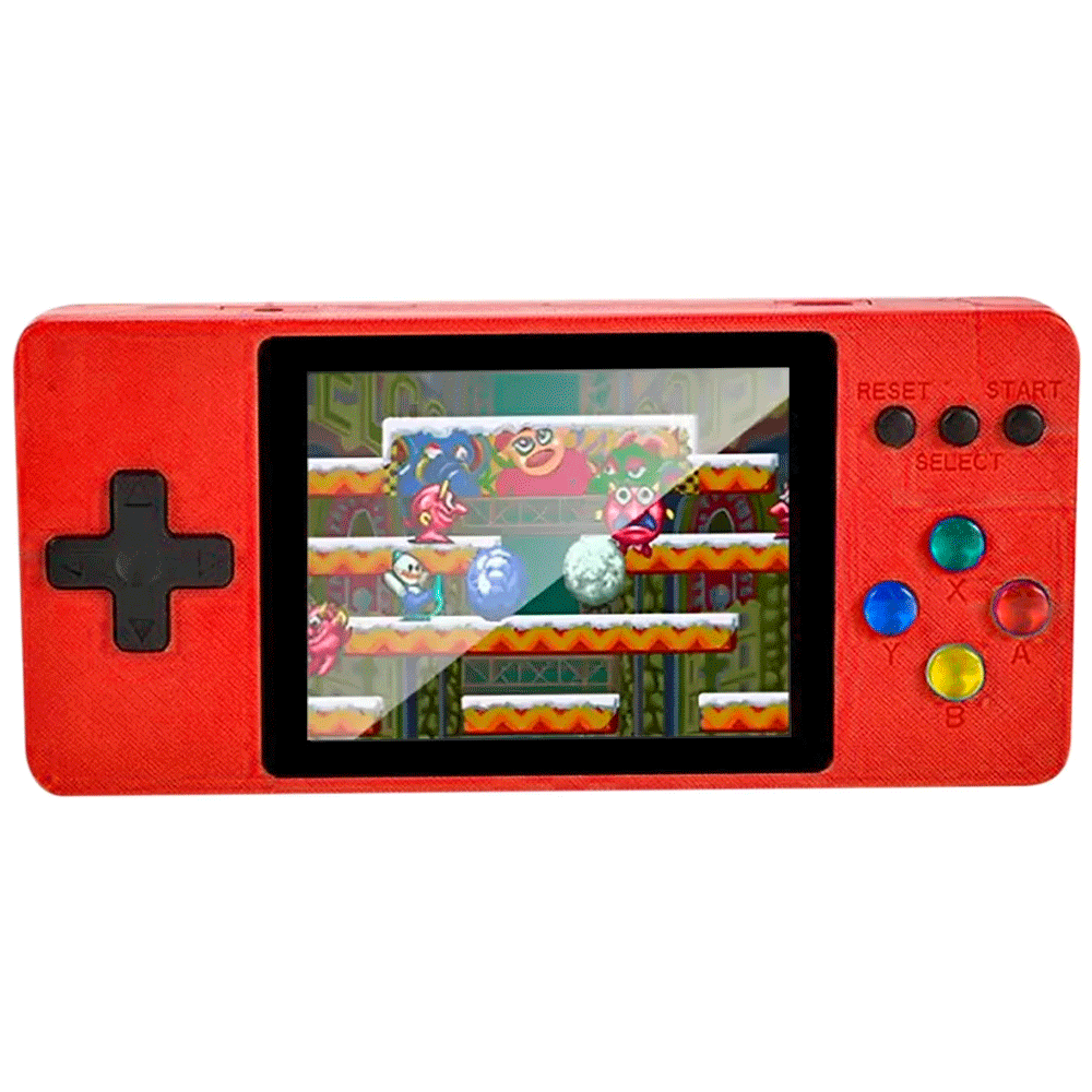 Console Portátil Game Boy Game Box K8 Plus + Controle 500 Jogos Tela 3.0 - Vermelho - Roma Shopping - Seu Destino para Compras no Paraguai