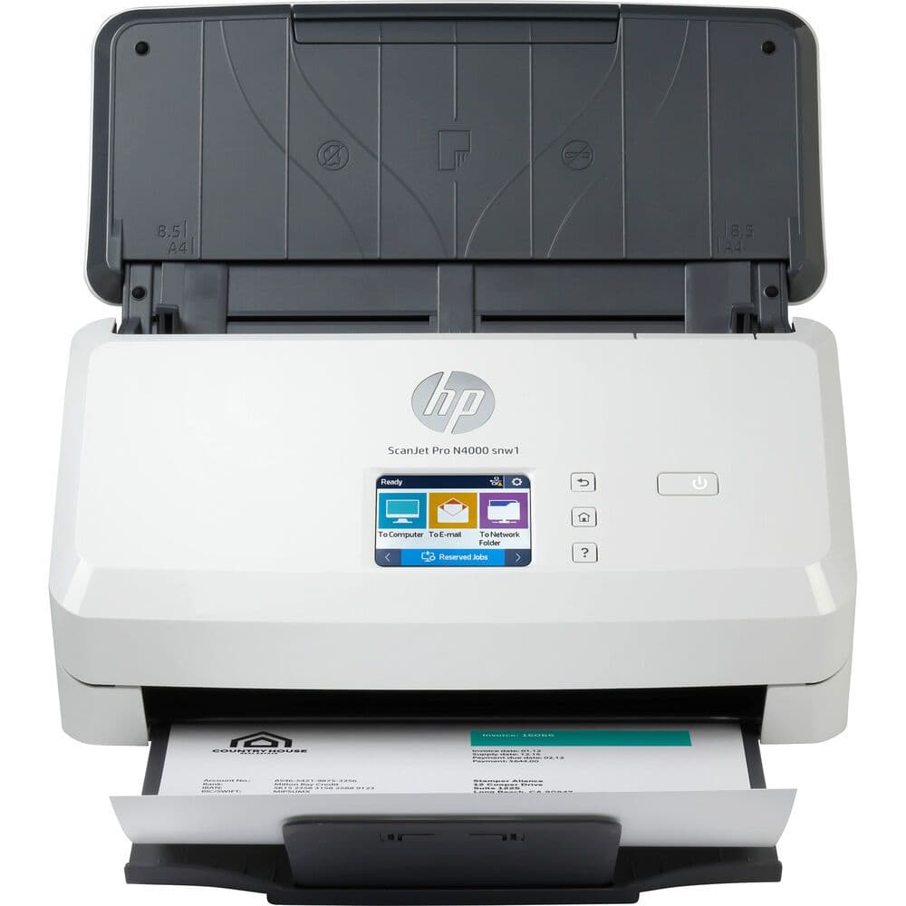Acessório · Hp Scanner Scanjet Pro N4000 SNW1 Usb Rede Wi Fi