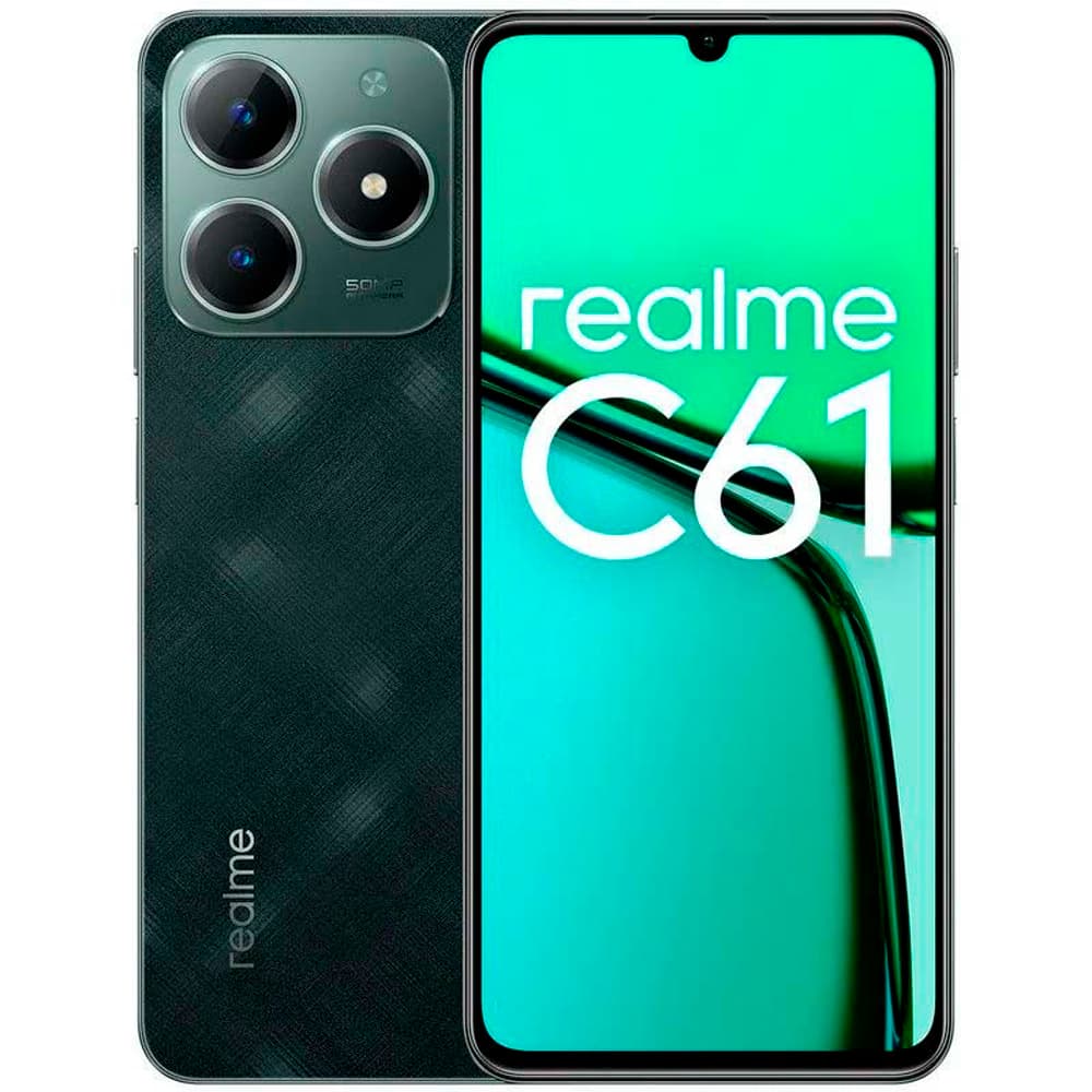 Realme C61 RMX3930 Dark 128GB Verde