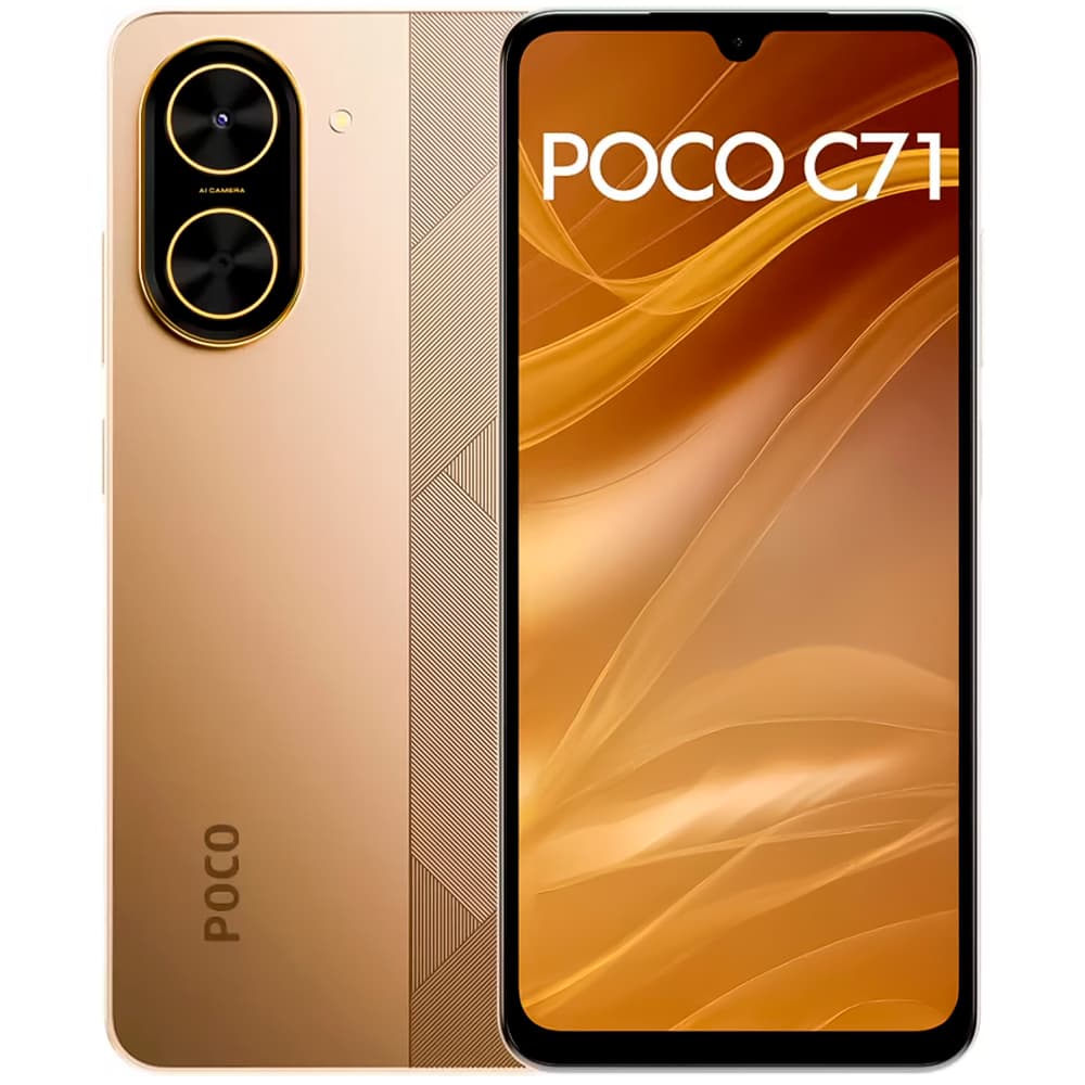 Poco C71 128GB Dourado