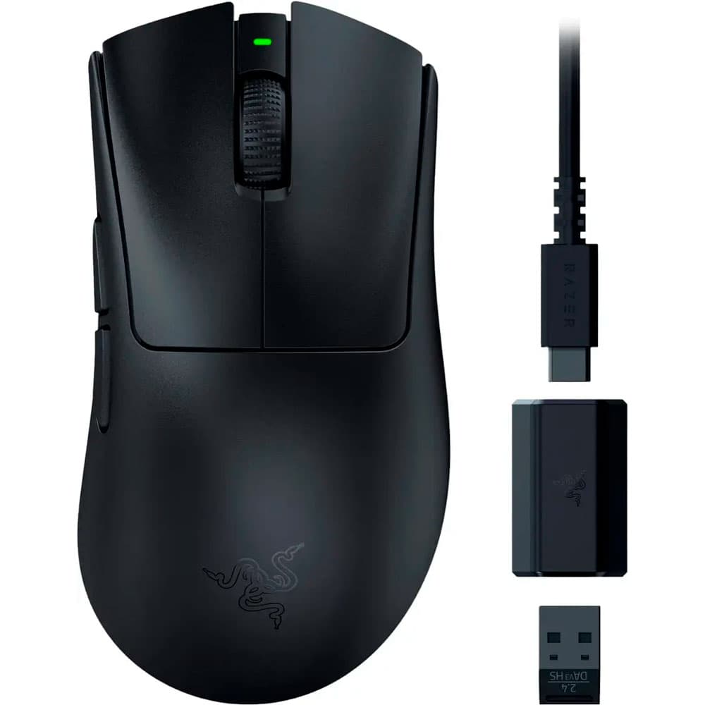 Razer Mouse Gamer Sem Fio Razer Deathadder V3 Hyperspeed Wireless Esports Gaming NAS RZ01-05140100-R3U1