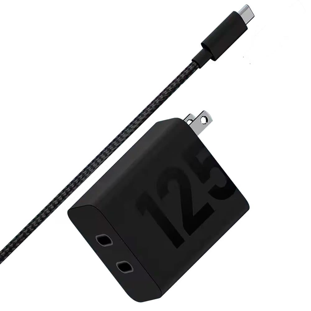 Motorola Carregador Parede PG38C06718 125W Turbopower Duo Usb Cabo Usb Preto