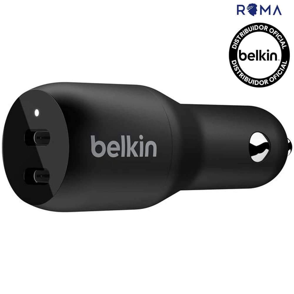 Belkin Carregador Veicular Duplo Belkin CCB002BTBK 36W Usb 18W Usb 18W Preto