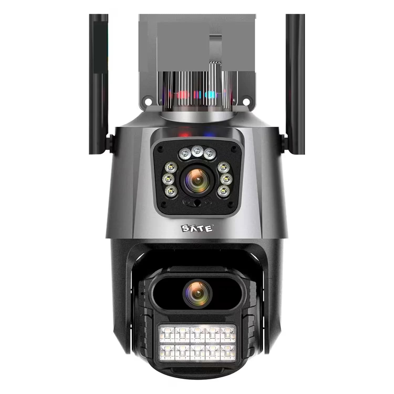 Satellite Camera Seguranca Satellite CAM009D Full Cinza