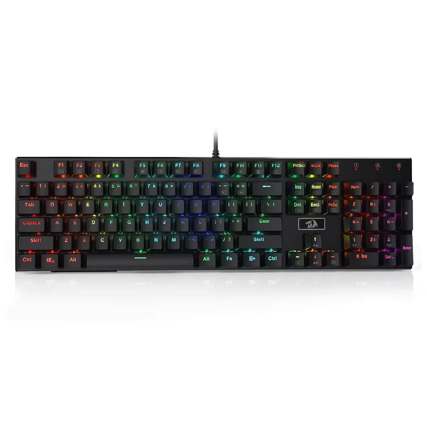 Redragon Teclado Gamer Redragon Devarajas K556 RGB Switch Outemu Brown - Preto