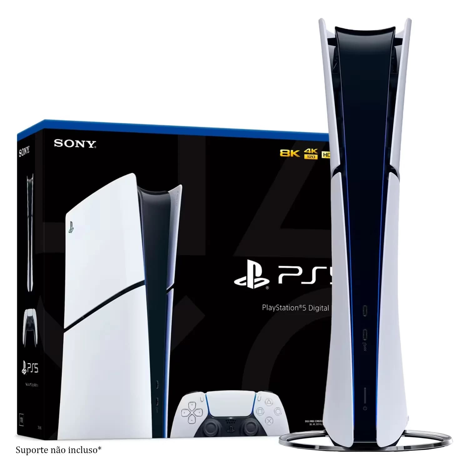 Acessório · Sony Console Slim Cfi 2015B 4K Edicao Digital Ssd Usa 1024GB