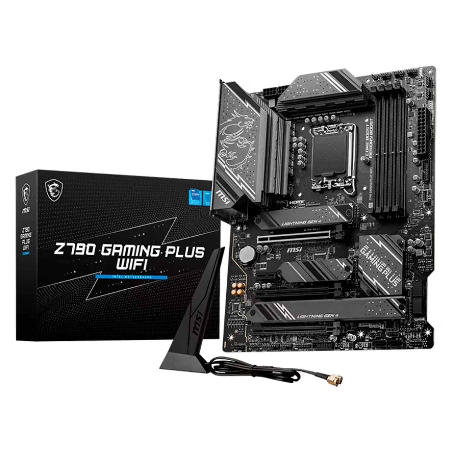 Intel Placa Mãe MSI Z790 Gaming Plus Wi-Fi DDR5 Socket LGA 1700 Chipset Intel Z790 ATX