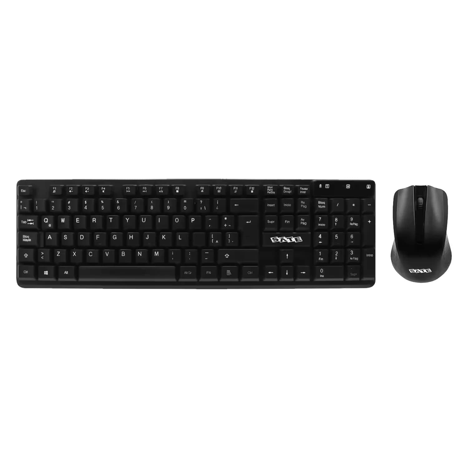 Satellite Kit Teclado e Mouse Satellite AK-741G Wireless Português - Preto