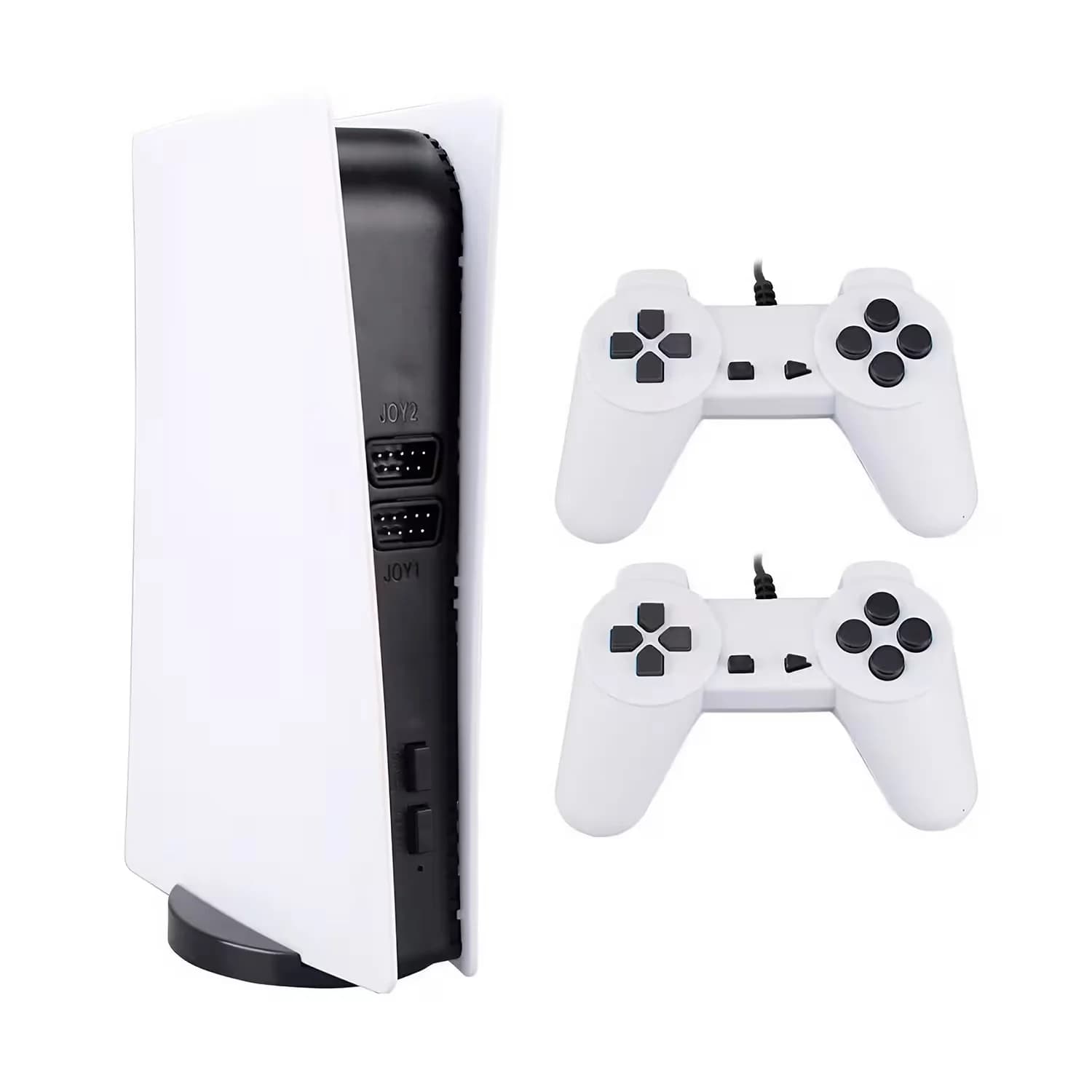 Sony PlayStation Console GS5 Game Station 5 300 Jogos 2 Controles - Branco