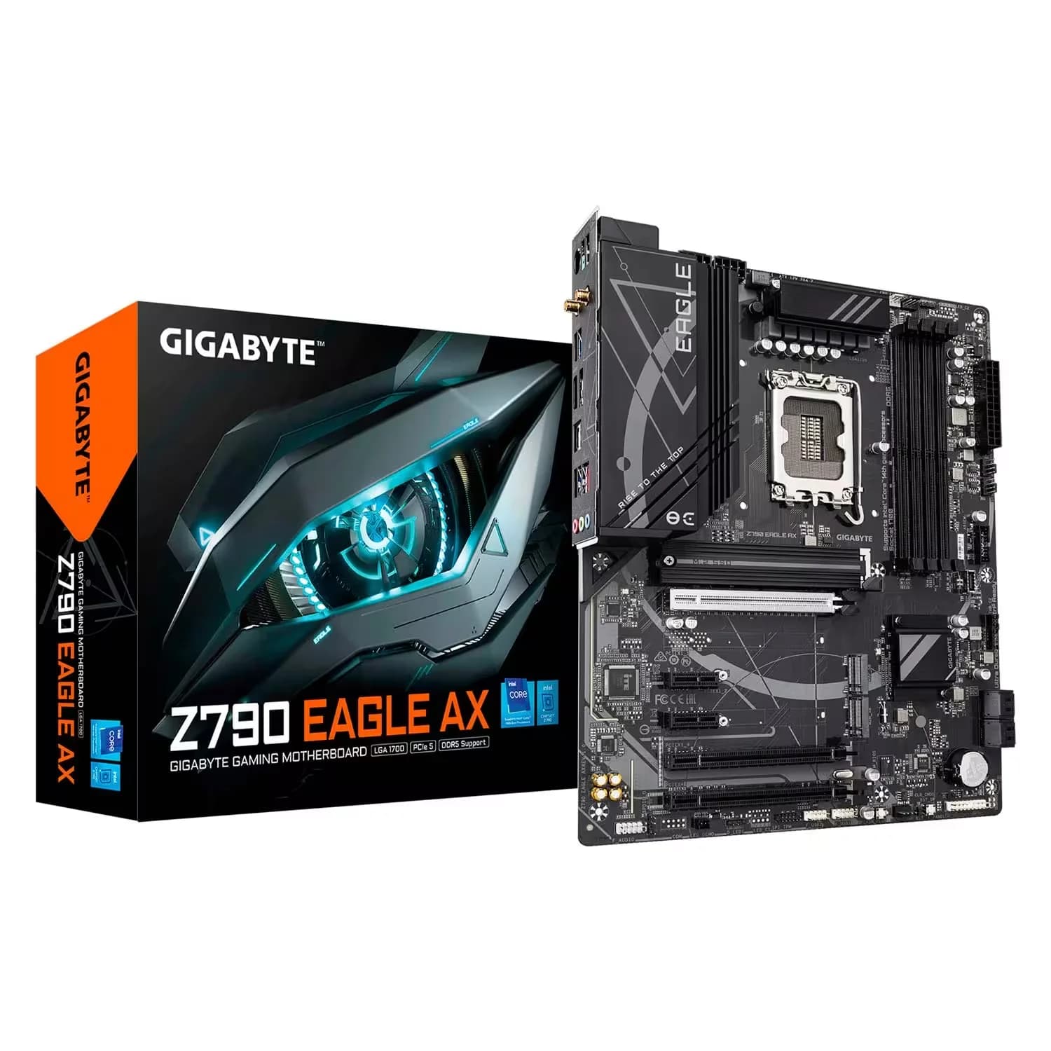 Gigabyte Placa Mãe Gigabyte Z790 Eagle AX Wifi DDR5 Socket LGA 1700 Chipset Z790 ATX