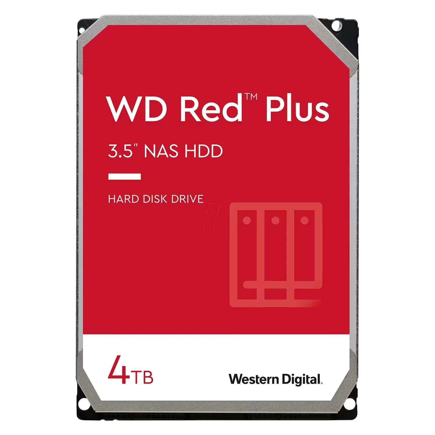 Acessório · Western-digital Western Digital Plus 5400RPM SATA3 4096GB Vermelho
