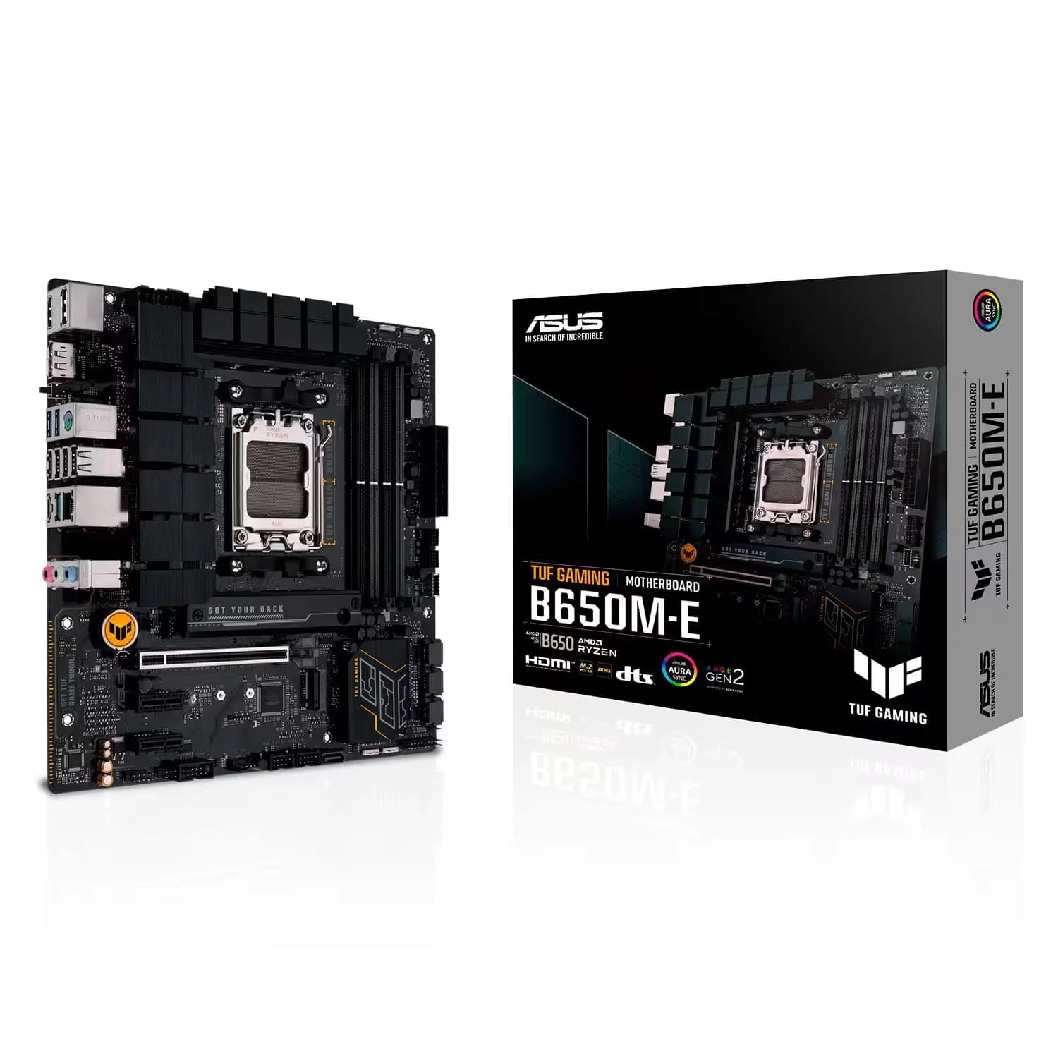 AMD Placa Mãe Asus Tuf Gaming B650M-E DDR5 Socket AM5 Chipset B650 Micro ATX