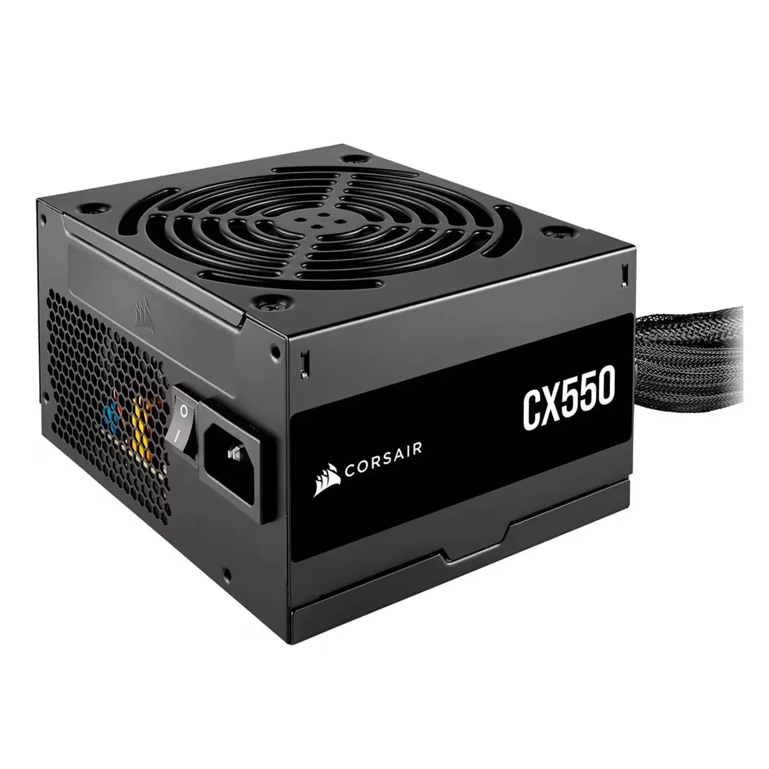 Corsair Fonte Corsair CX550 CP-9020277-BR ATX 550W 80 Plus Bronze Bivolt - Preto