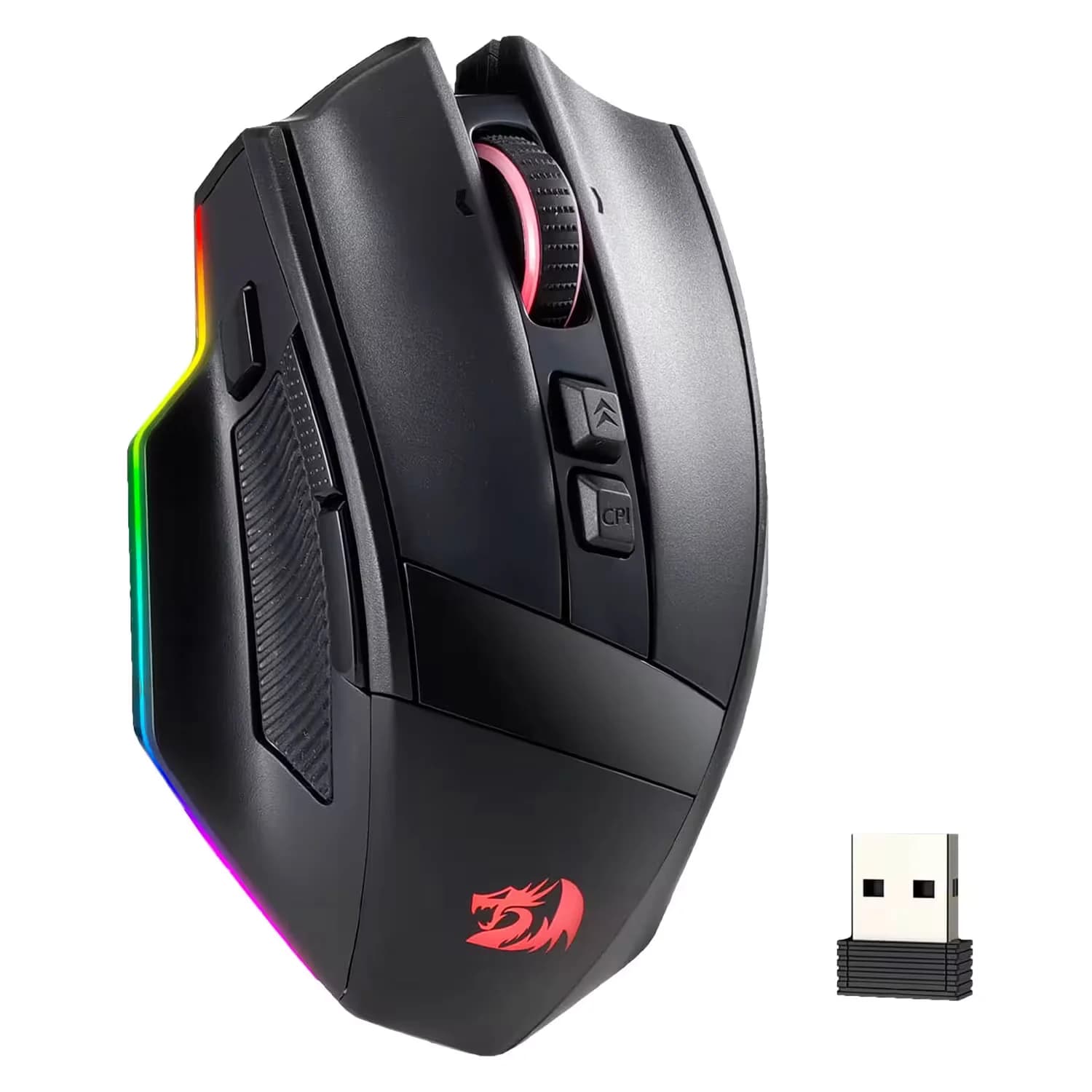 Redragon Mouse Gamer Redragon Rind M813 16000 DPI RGB - Preto