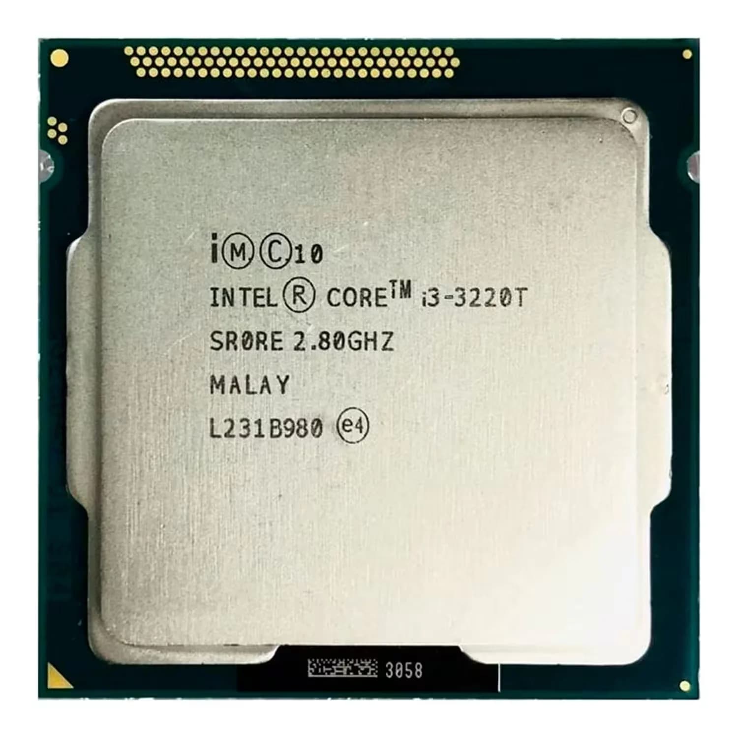 Acessório · Intel Processador Intel Core i3-3220T Pull OEM Socket LGA 1155 2 Core 4 Threads Cache 3MB
