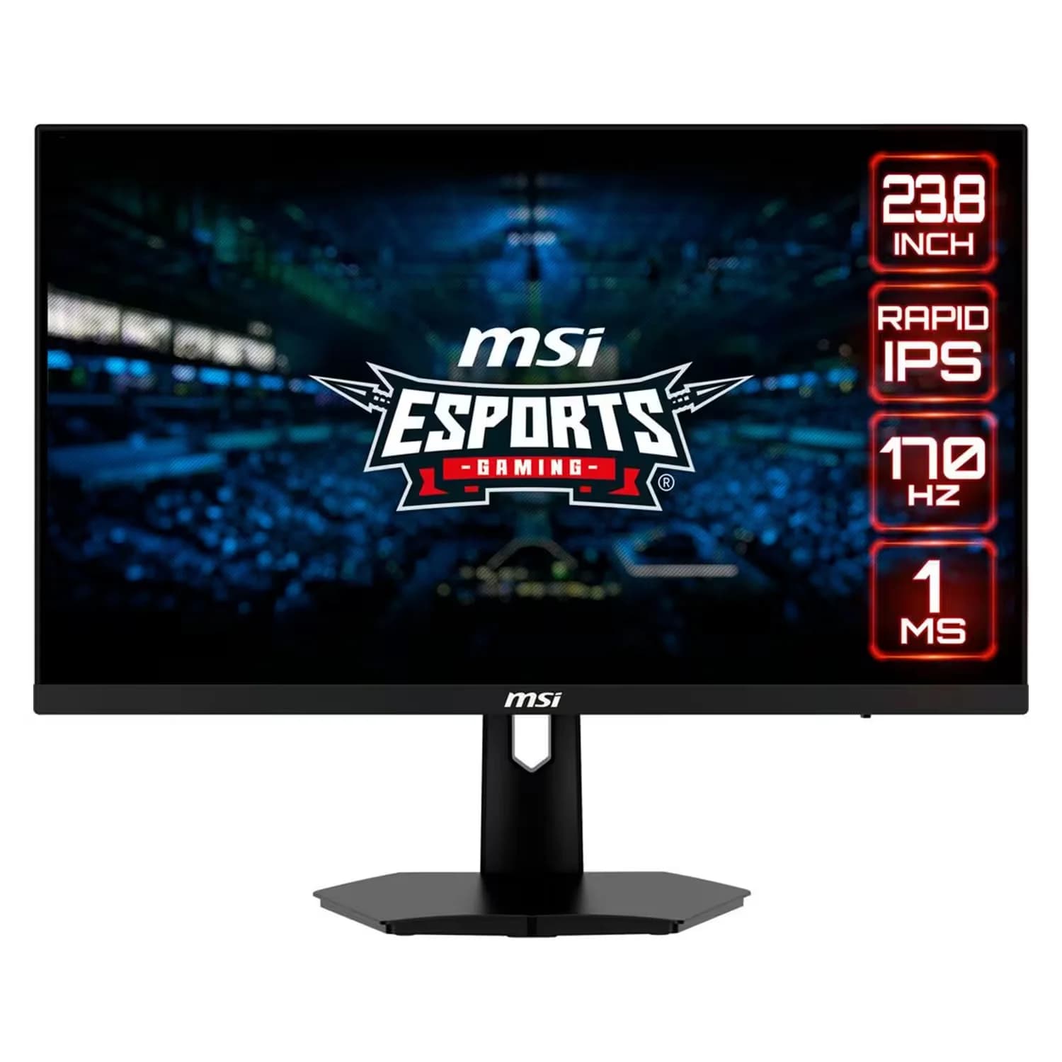 Acessório · MSI Monitor Gamer MSI G244F 23.8" Full HD 170Hz IPS - Preto