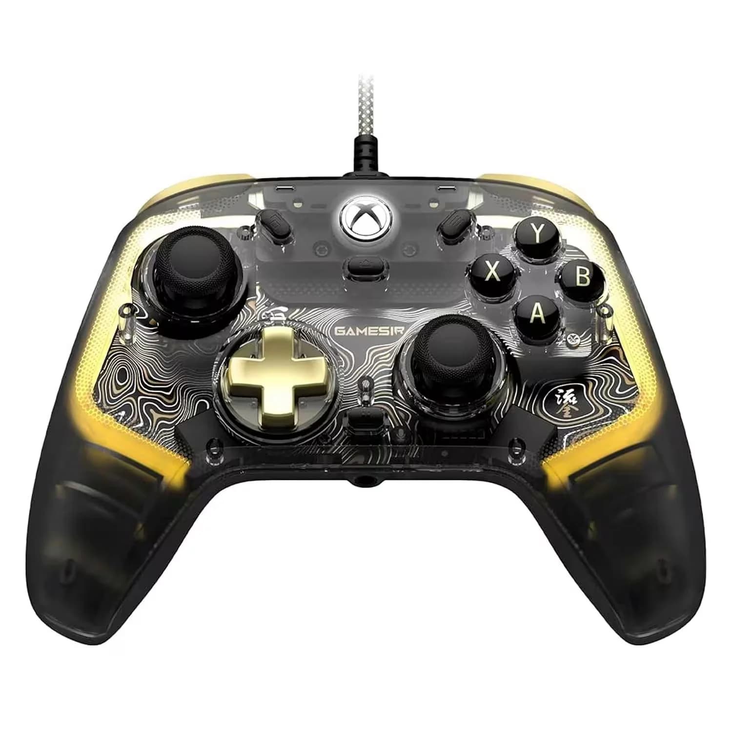 Microsoft Xbox Controle GameSir Kaleid Flux Enhanced Wired para Xbox Series - Preto (Gamepass 1 Mês)