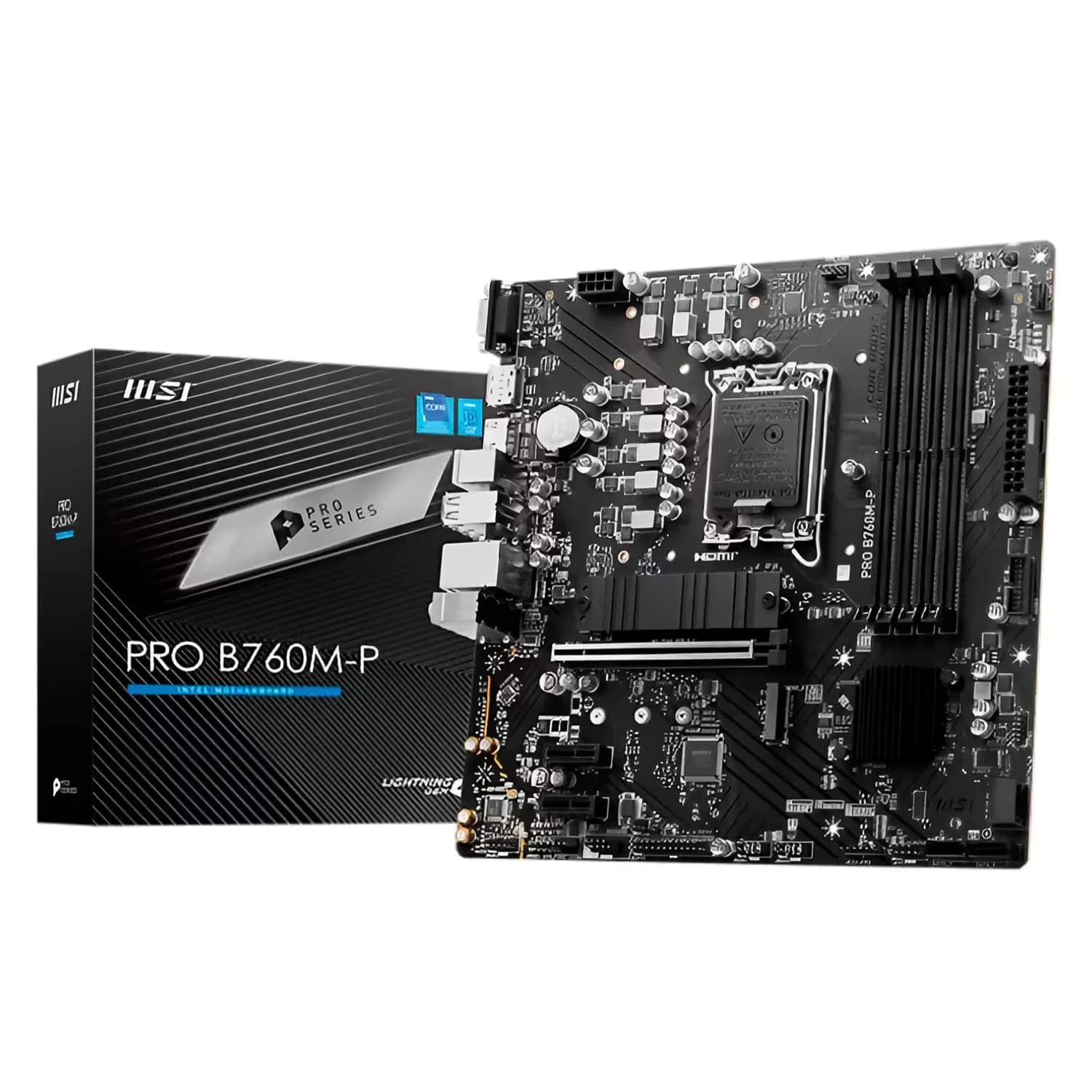 Msi Placa Mae Msi Pro B760M DDR4 Socket Lga Vga DDR4
