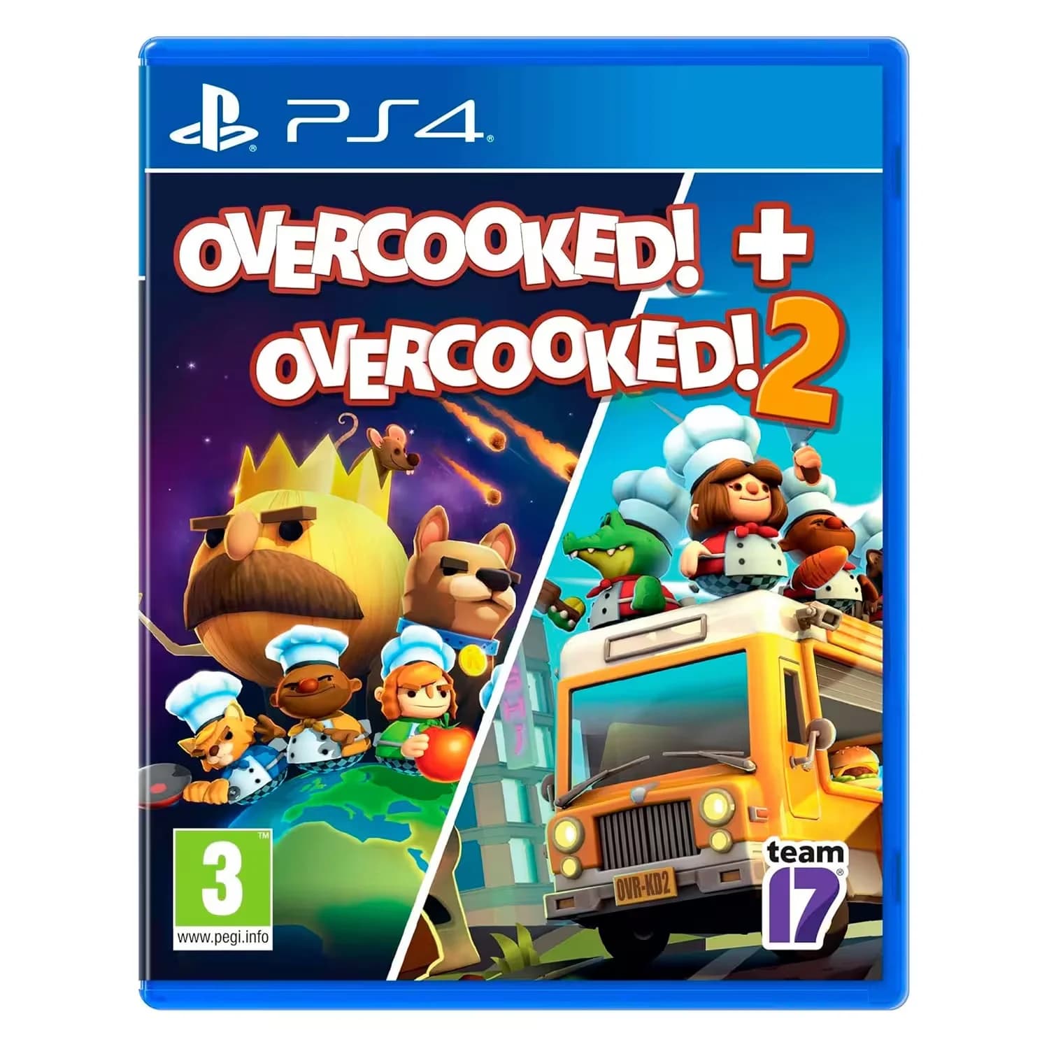Sony PlayStation Jogo Overcooked! + Overcooked! 2 para PS4