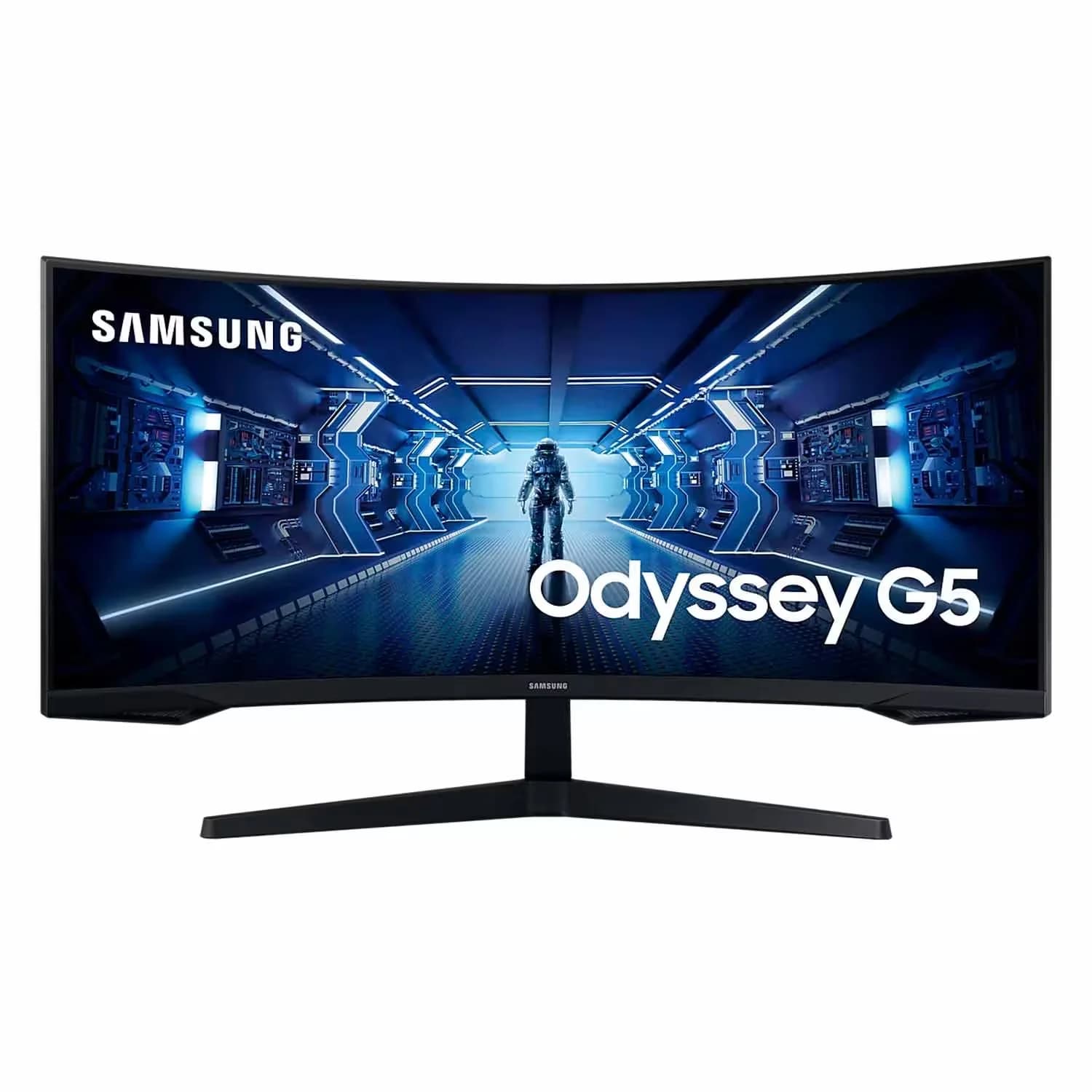 Acessório · Samsung Monitor Gamer Samsung Odyssey G5 LC34G55TW 34" Quad HD 165Hz Curvo HDMI DP - Preto