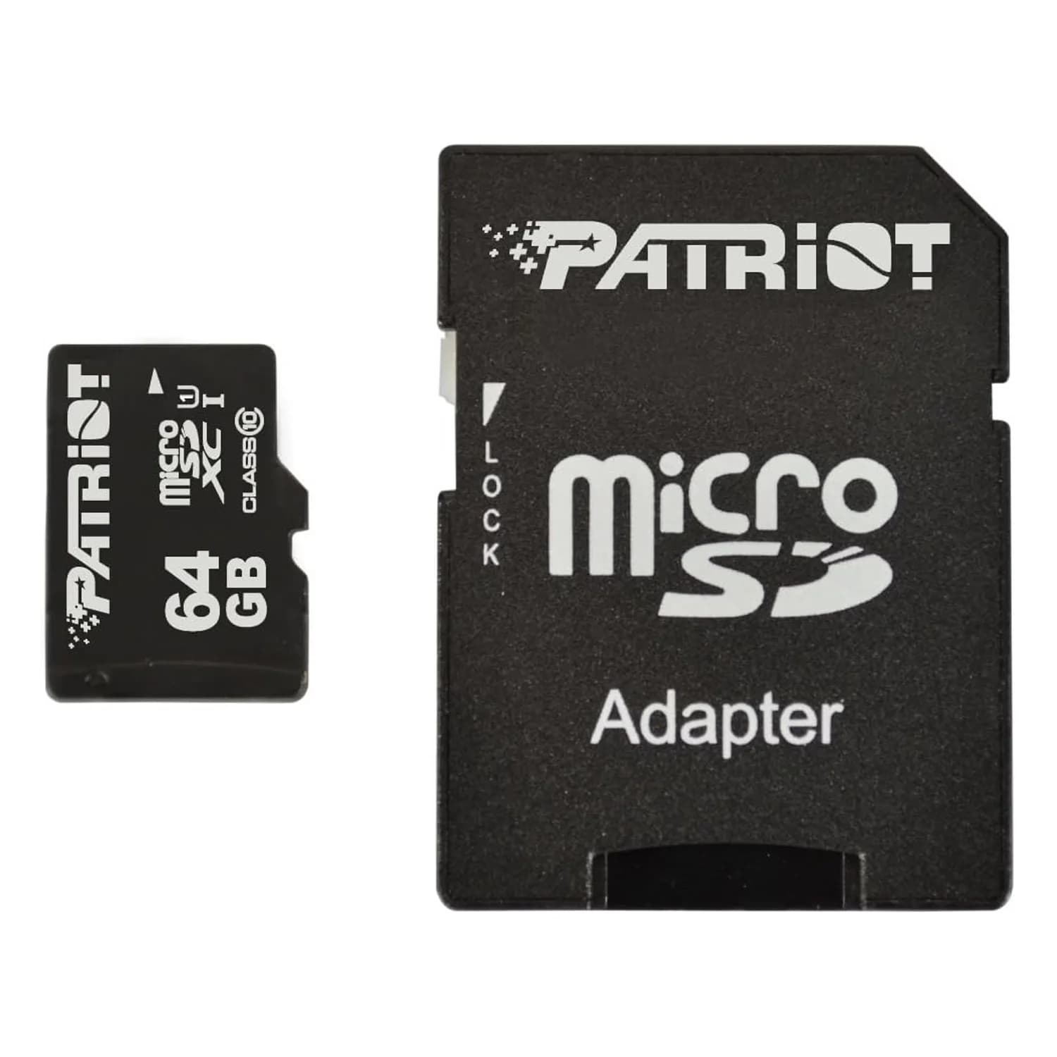 Patriot Cartão de Memória Micro SD Patriot LX Series 64GB 80MBs - PSF64GMCSDXC10
