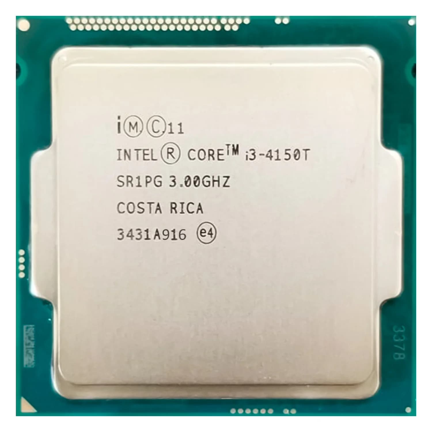 Acessório · Intel Processador Intel Core i3-4150T Pull OEM Socket 1150 2 Core 4 Threads Cache 3MB