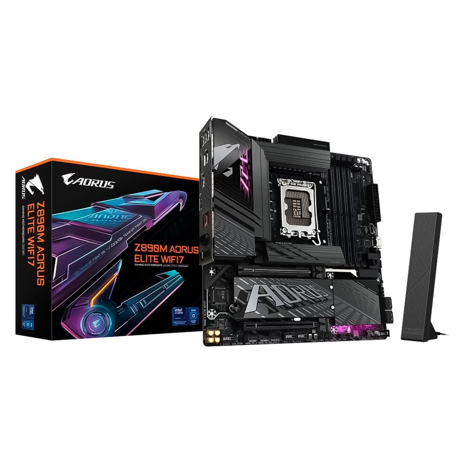 Gigabyte Placa Mãe Gigabyte Z890M Aorus Elite WiFi 7 4XDDR5 Socket LGA 1851 Chipset Intel Z890 Micro ATX