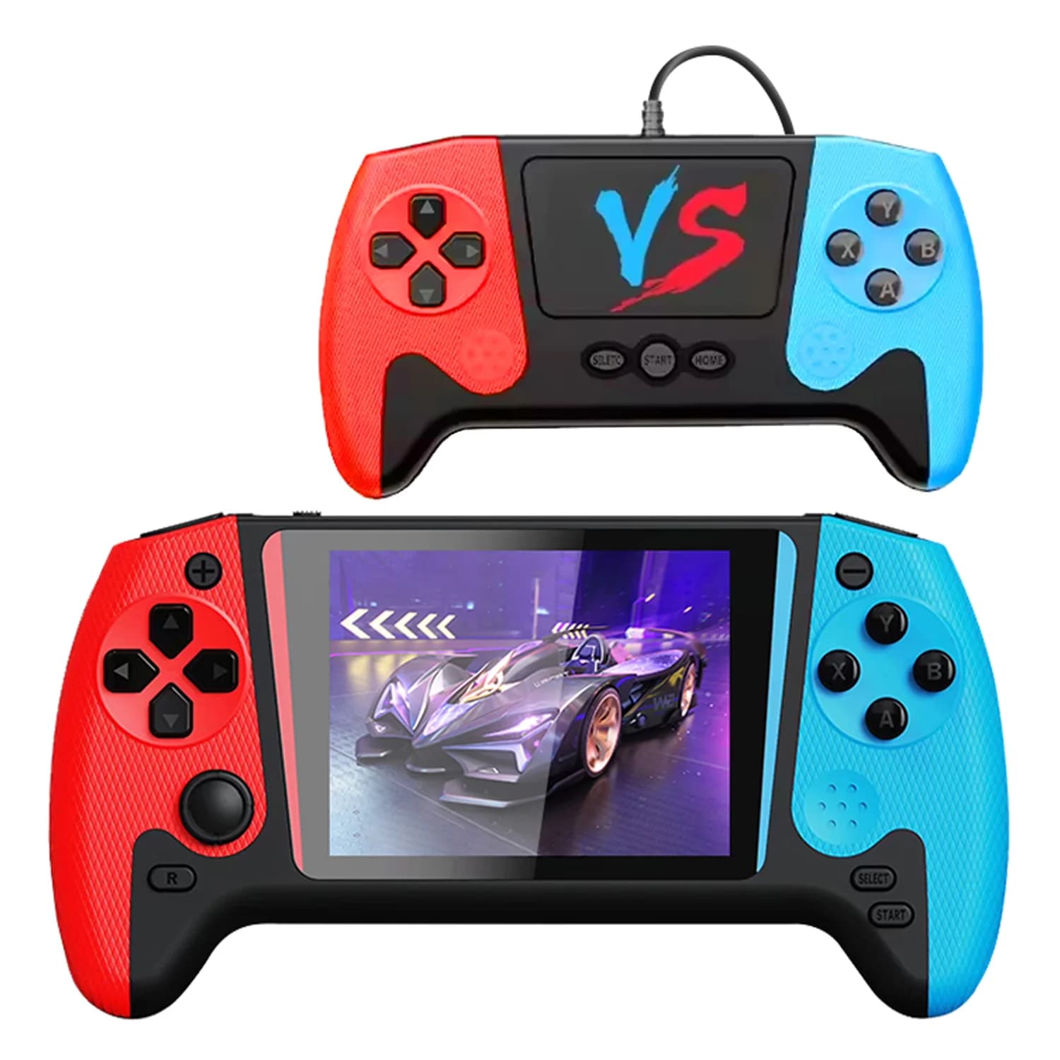 Console Pórtátil Q21 500 Jogos - Azul e Vermelho