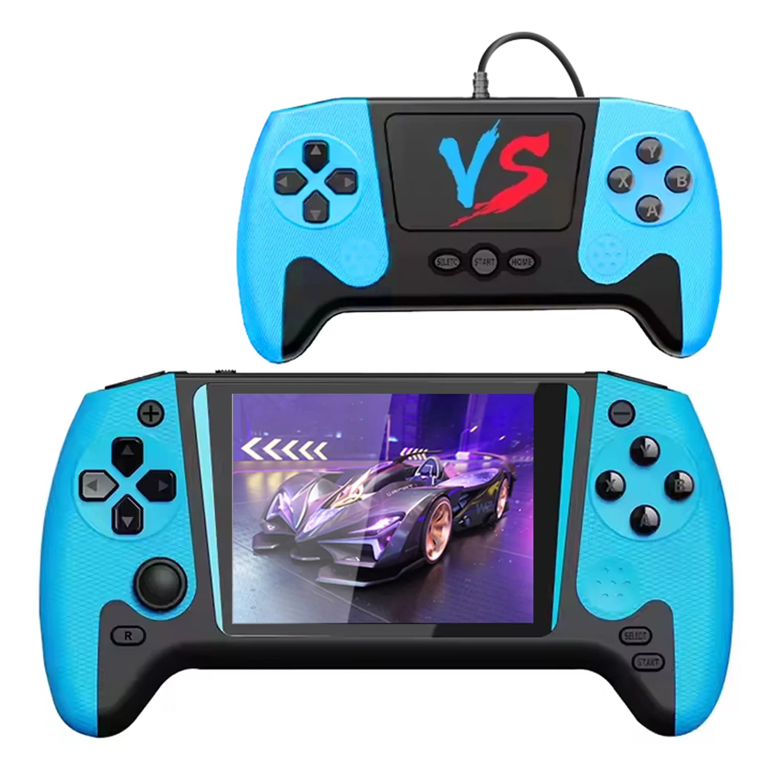 Console Pórtátil Q21 500 Jogos - Azul e Preto