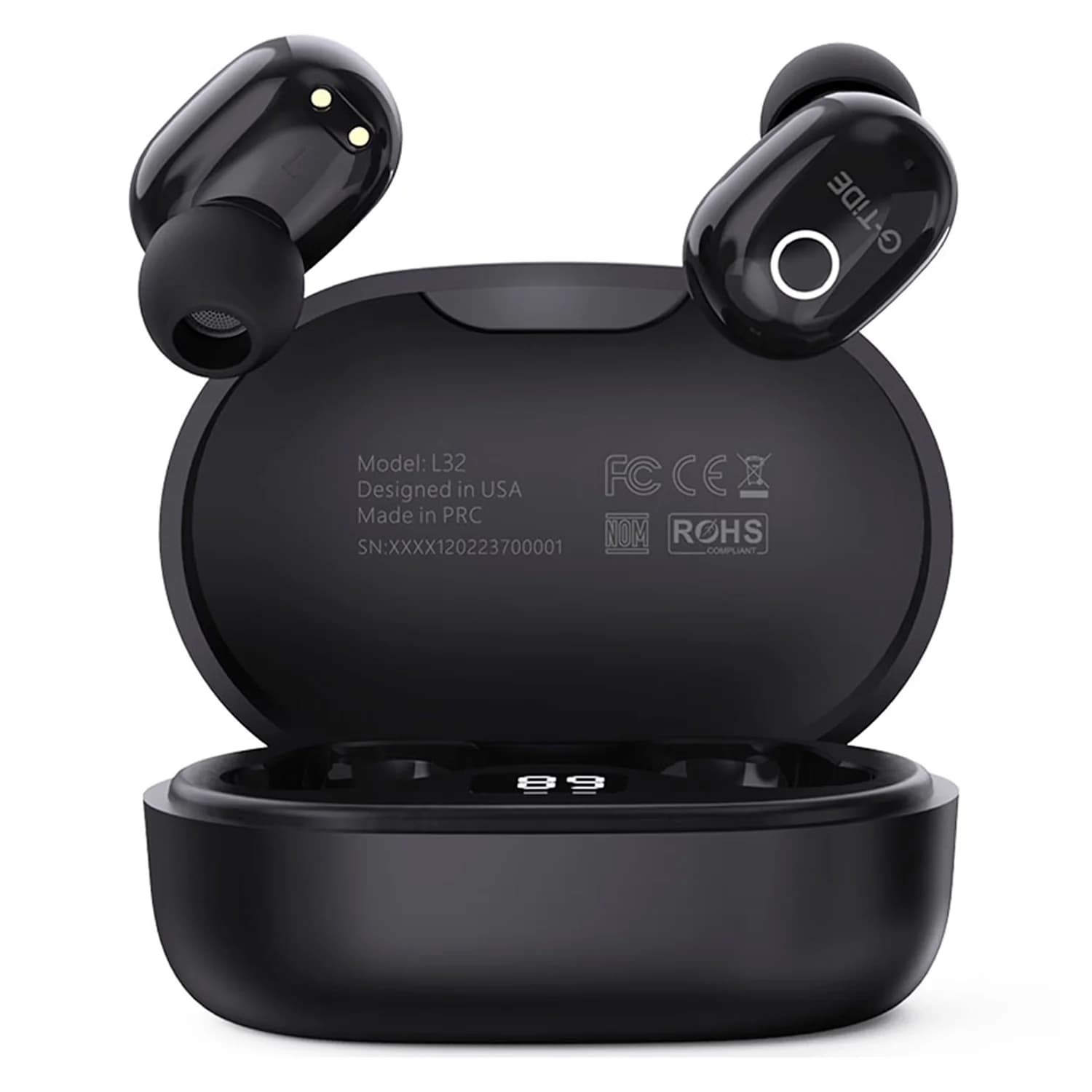Fone de Ouvido G-Tide L32 Wireless - Preto