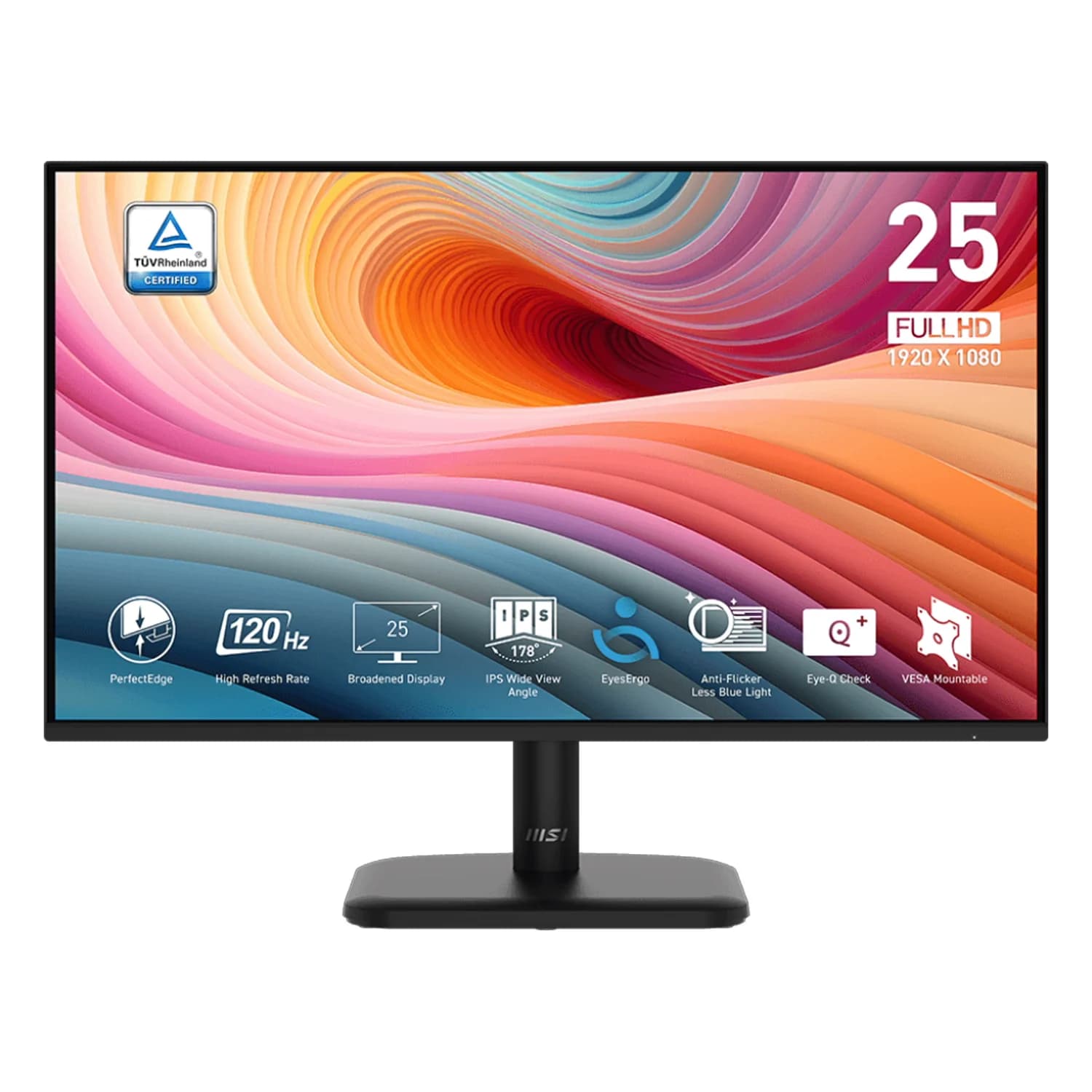 Acessório · MSI Monitor MSI Pro MP251L E2 25" Full HD 120Hz HDMI VGA - Preto