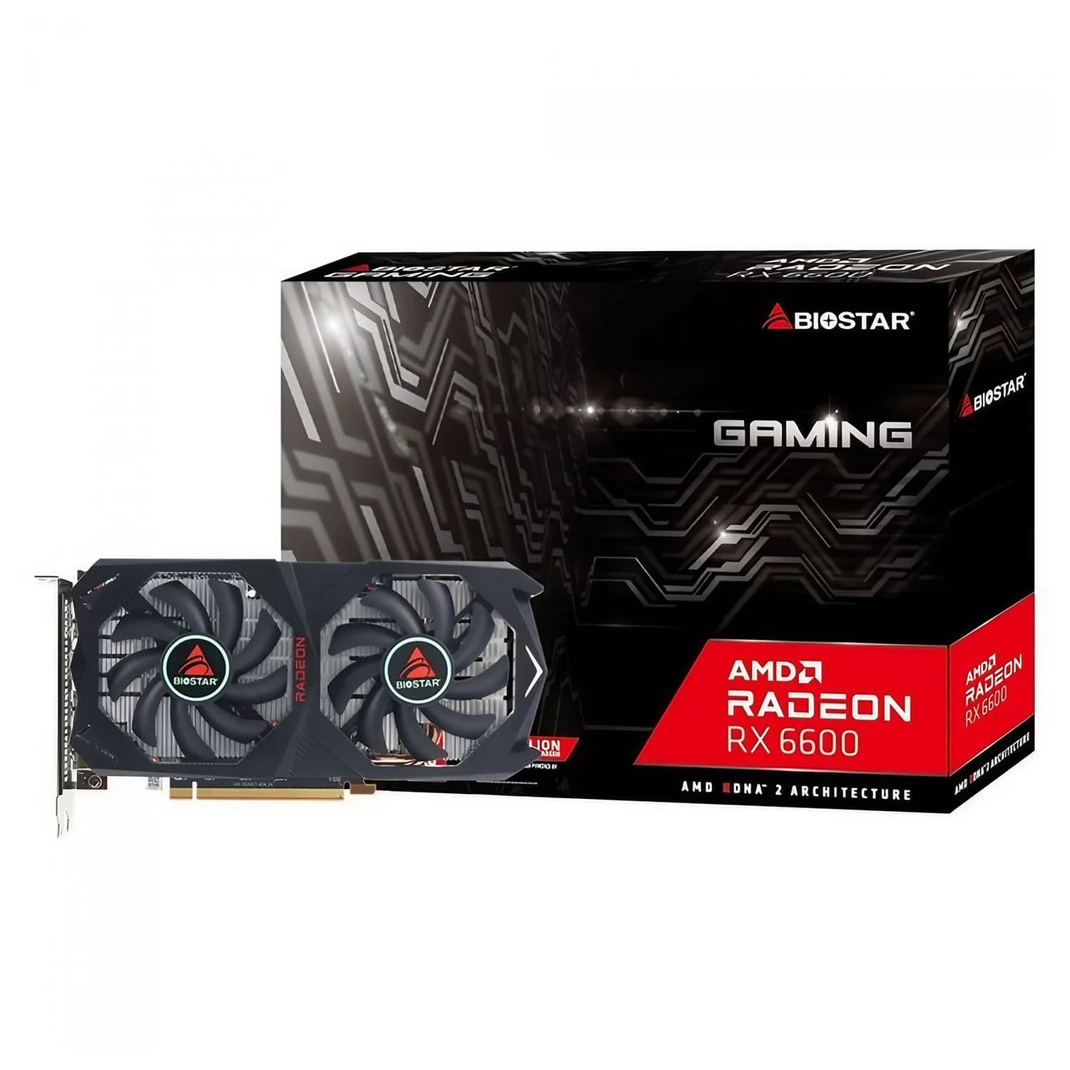 AMD Placa de Vídeo Biostar Gaming AMD Radeon RX-6600 8GB GDDR6 - VA6606RM81