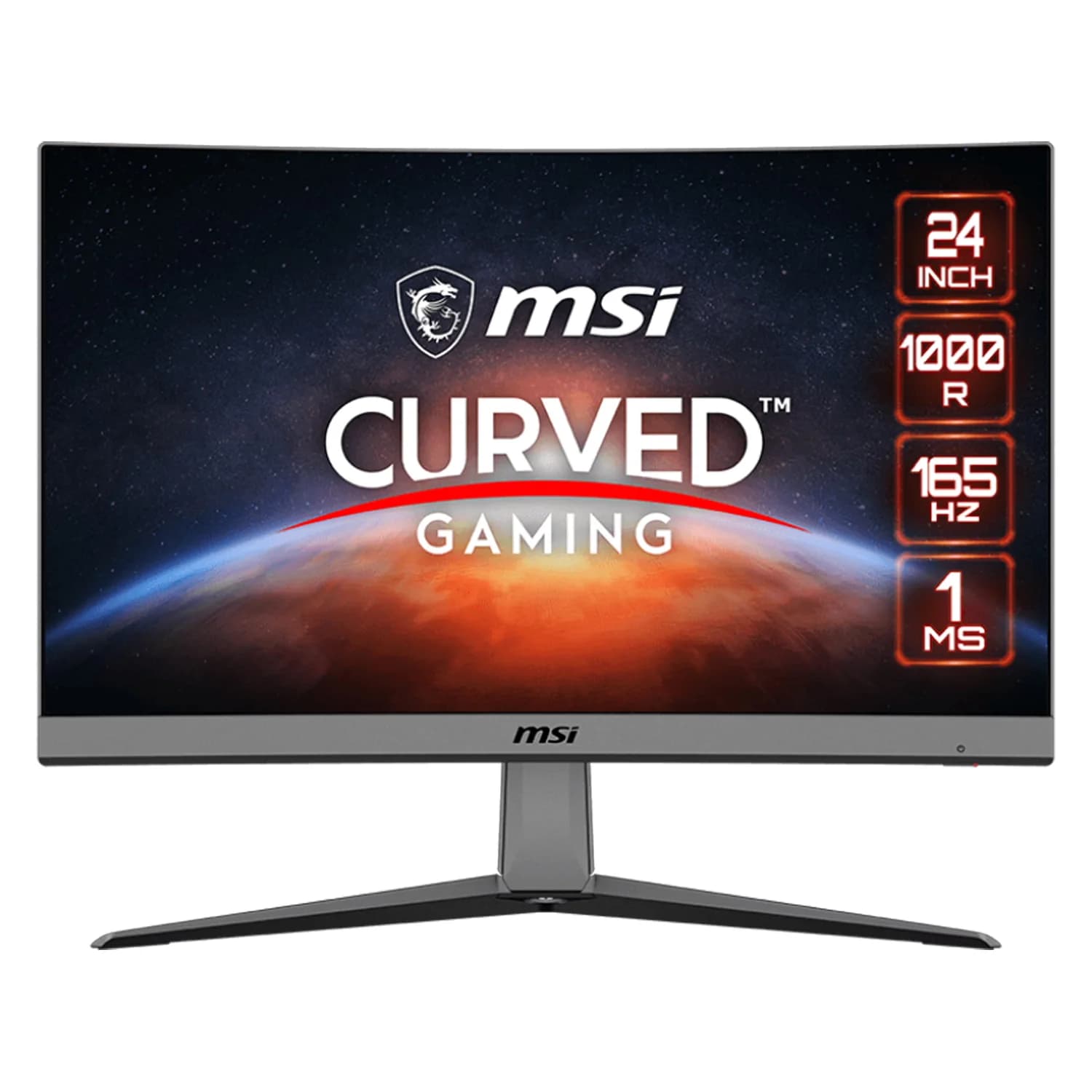 Acessório · MSI Monitor MSI MAG 242C 24" Curvo 180Hz HDMI DP - Preto